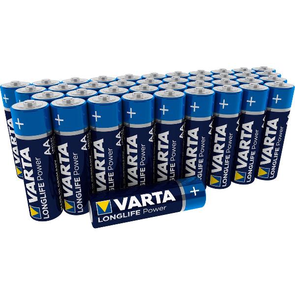 Varta Longlife Power AA Batterijen - 40 stuks