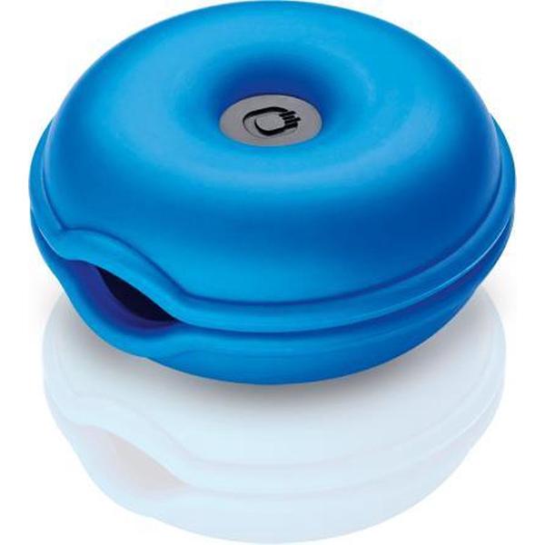 OEHLBACH Easy Case Siliconencase voor in-ear-hoofdtelefoonkabel diameter 4,5 cm blauw