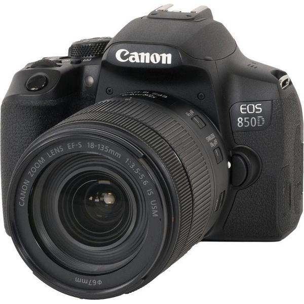 Canon EOS 850D + EF-S 18-135mm iS nano-USM Zwart
