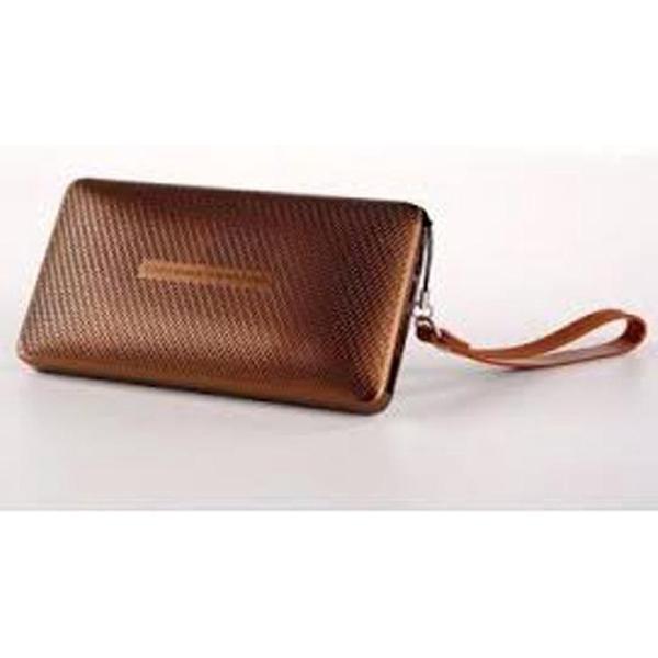 5 in 1 bluetooth speaker met FM radio, ledlamp, powerbank 2600 Mah- kleur bruin