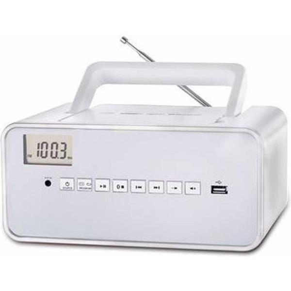 Dcybel portable radio Boom Box BT (Wit)