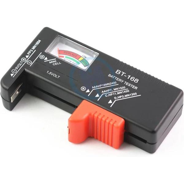 WiseGoods - Premium Batterijtester - Batterijmeter Tester - Accutester - Testen van Batterijen - Analoog - Battery Tester