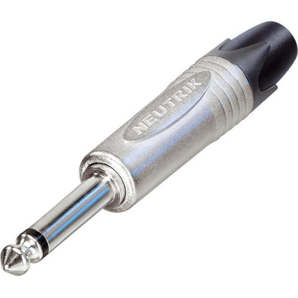 Neutrik NP2X 6,35mm Jack (m) connector - metaal - 2-polig / mono