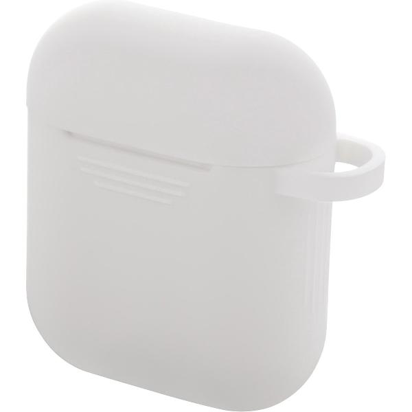 DELTACO MCASE-AIRPS002 Zachte siliconen hoes voor oplaadcase AirPods - Gripvriendelijk - Wit