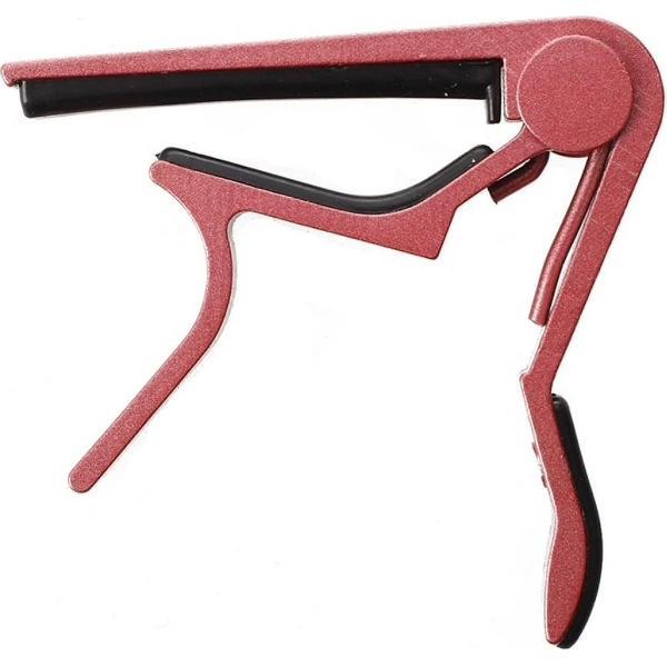 LUXE Aluminium Gitaar Capo - Professionele Capo - Gitaar Klem - Gitaarklem - Guitar Capo - Elektrische gitaar -Gitaarcapo - Akoestische Gitaar - Klassieke Gitaar - Capodaster - ROZE