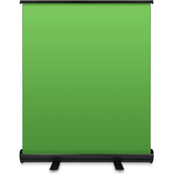 Grandecom® Pro Greenscreen Set - Met achtergrond systeem - Chroma Key - Twitch - Tik Tok - Youtube - 110x200cm - Makkelijk opzetbaar - Groen