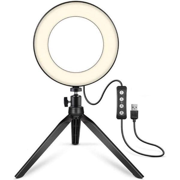 Parya Official - LED Ringlight - Met Telefoonhouder - 40 cm