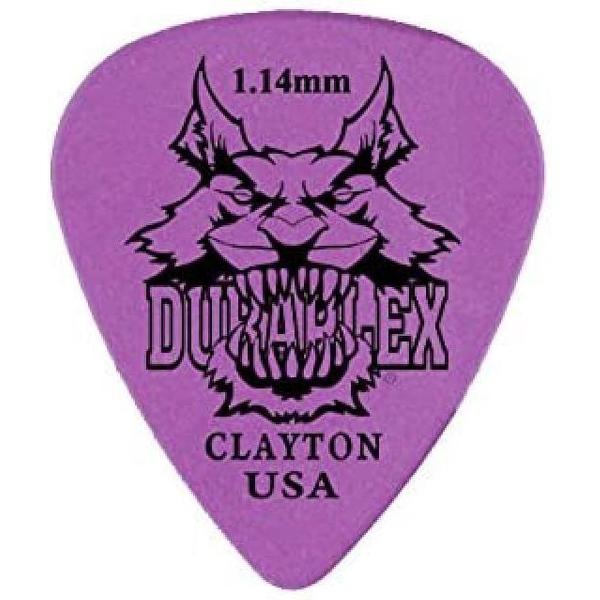 Clayton Duraplex standaard plectrums 1.14 mm 6-pack