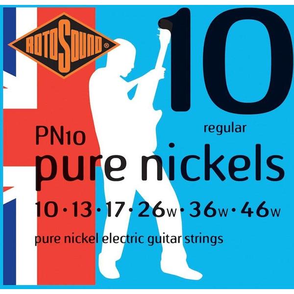 Snarenset elektrisch gitaar Rotosound Pure Nickels PN10