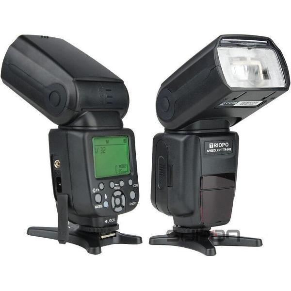TechU™ Professionele Studioflitser voor Camera – Verstelbare Flitser – Geschikt voor Canon en Nikon – HSS 1/8000s