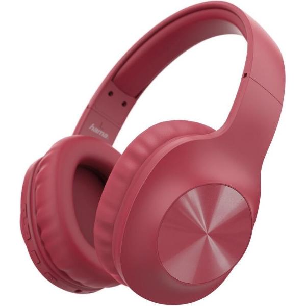Hama Bluetooth®-koptelefoon Calypso Over-ear Microfoon Bass Booster Rood