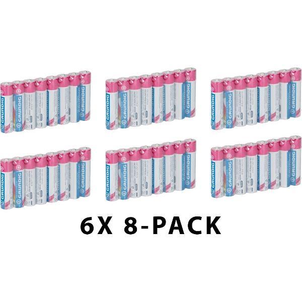 Grundig LR03 AAA 950mAh batterijen – Voordeelverpakking 48 stuks