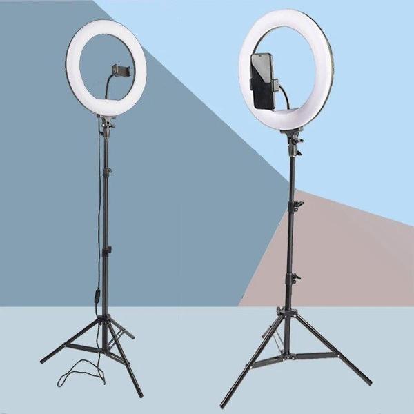 Cacious 10 inch Smartphone Ring Licht / Lamp - 120cm Tripod Standaard
