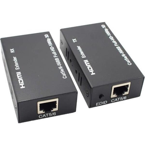 VaniSecure HDMI-60 - HDMI Extender set - Ethernet CAT6 - 60 meter - 1080p - UTP- verlengen
