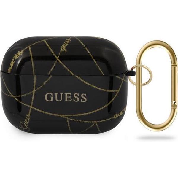 Guess Apple Airpod Pro zwart AirPods Case - Chain