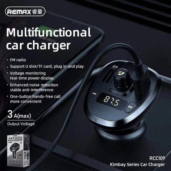 REMAX RCC109 Transmiter Radio 2xUSB 3.0A Bluetooth