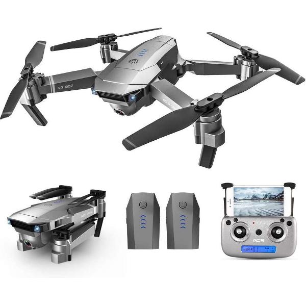 SG907 Professionele Drone met Camera – 4K Full HD Dual Camera – Mini Drone – Foto – Video – 50X zoom – Inklapbare Drone