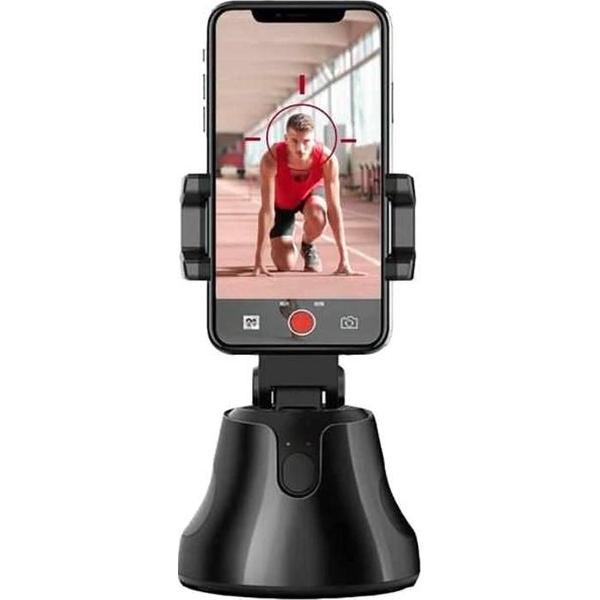 FEDEC Telefoonstatief - Telefoonhouder - Tracking functie - Vloggen - Zwart