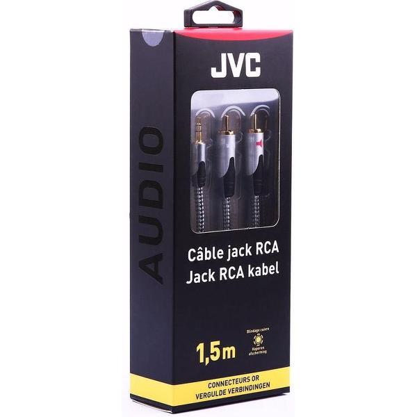 JVC analoge audiokabel JACK 3.5MM/2RCA 1.5M