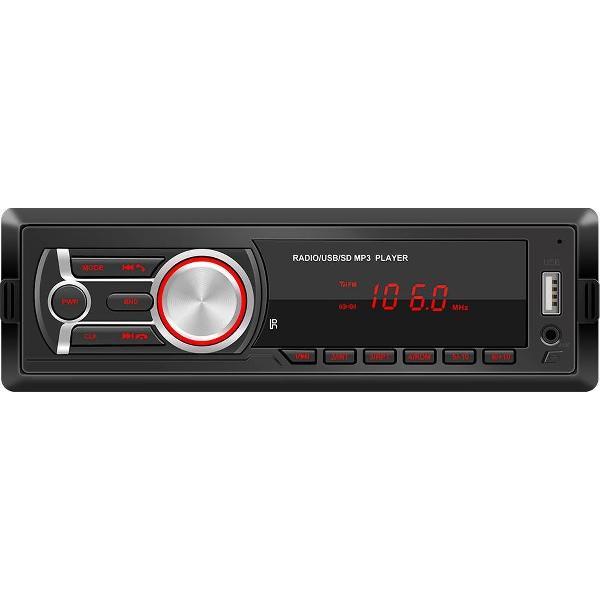 TechU™ Autoradio T86 met Afstandsbediening – 1 Din – Bluetooth – AUX – USB – SD – FM radio – RCA – Handsfree bellen