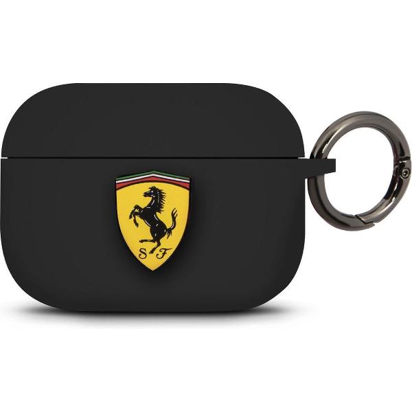 Ferrari Airpods Pro Case met Ring - Zwart