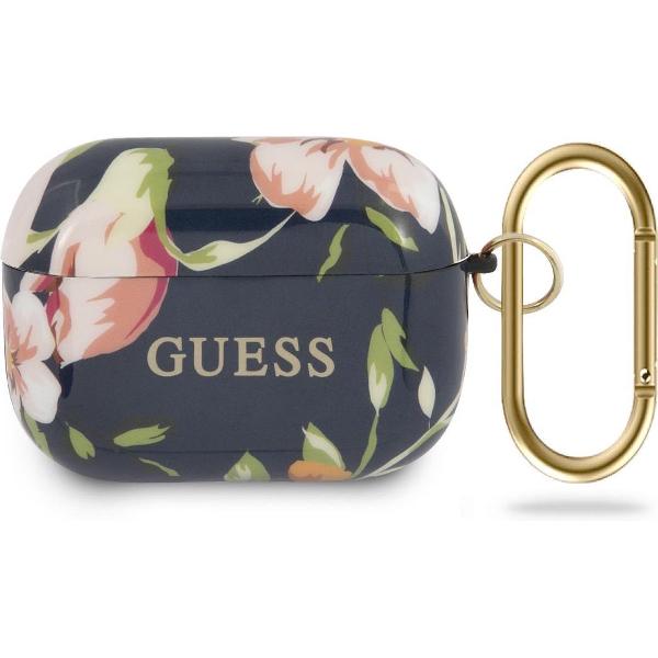 Guess Blauw AirPods Pro Case - Bloemenpatroon