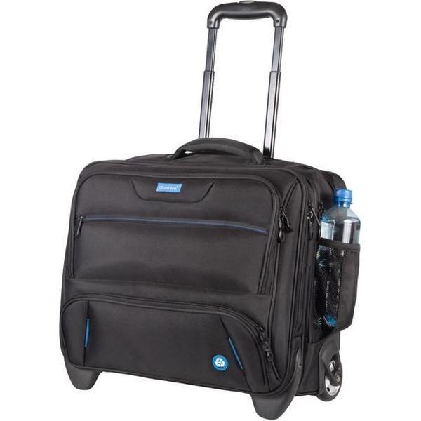 Juscha JU-46215 Laptoptrolley RPET Zwart 38x45x23cm Materiaal: Gerecycled PET