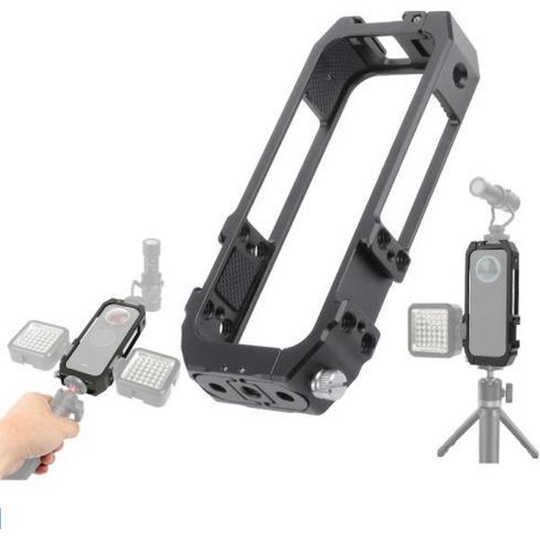 KF42730 voor Insta360 One X-2 metalen camera verticaal kooibeschermingsframe met koude schoen Sho