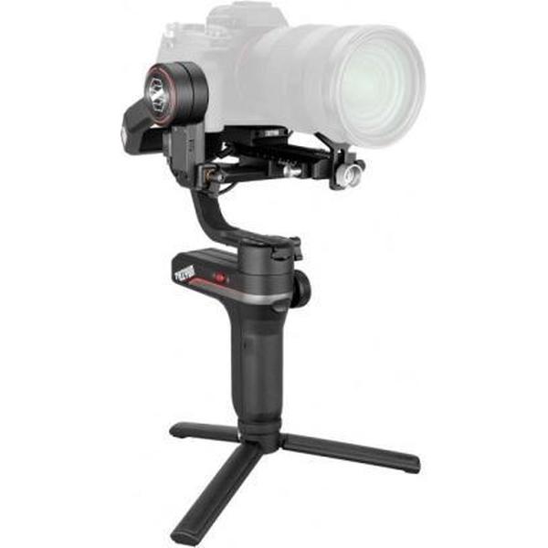ZHIYUN YSZY011 Weebill-S standaardversie 360 graden 3-assige handheld gimbal draadloze camerastabilisator met statief + snelkoppelingsplaat + opbergkoffer voor DSLR-camera, belasting: 3 kg (zwart)