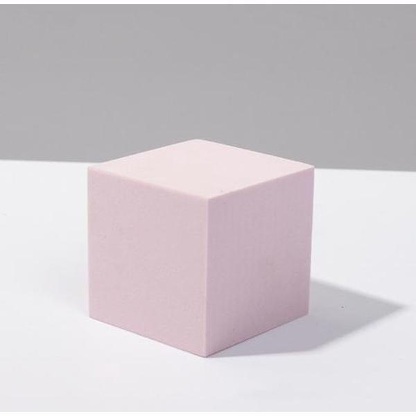 8 STKS Geometrische Kubus Foto Props Decoratieve Ornamenten Fotografie Platform, Kleur: Klein Lichtroze Vierkant