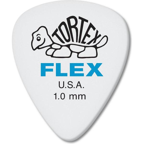 Dunlop Tortex Flex 1.00 mm Pick 6-Pack standaard plectrum