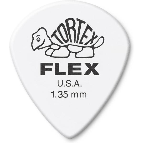 Dunlop Tortex Flex Jazz III XL 1.35 mm Pick 6-Pack Jazz plectrum