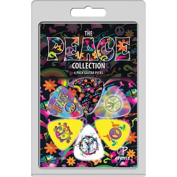 Perri's The Peace Collection 6-pack Medium plectrum 0.71 mm