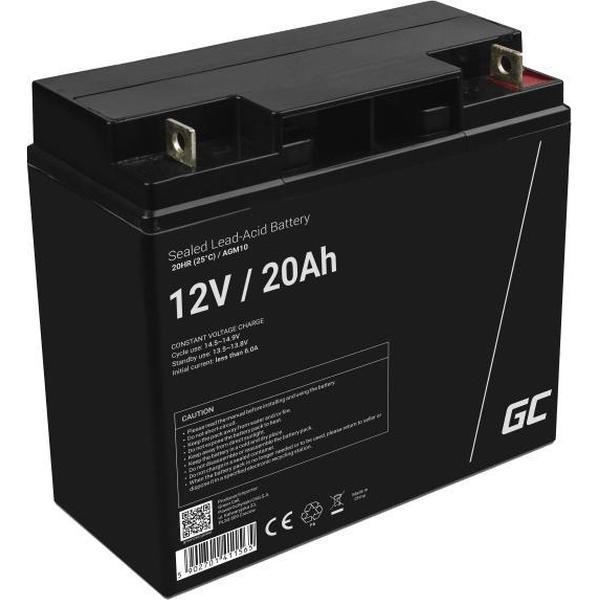 Green Cell 12V 20Ah (11mm) 20000mAh AGM accu