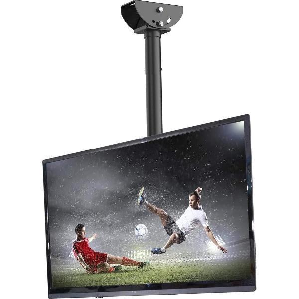 HN® TV-plafondbeugel | draaibaar kantelbaar televisiebeugel 26-55 inch | monitorsteunen televisiesteun | LED LCD houder flatscreen VESA 400x400 belasting tot 30 kg max