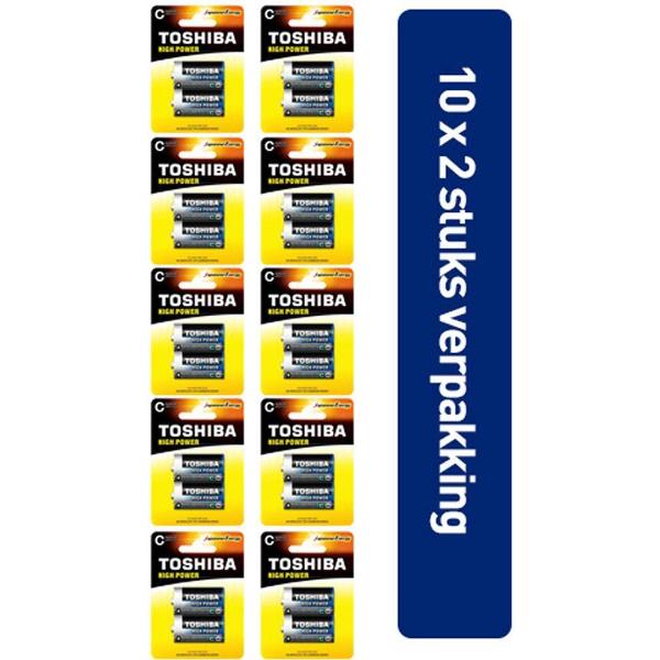 20 Stuks Toshiba LR14GCP BP-2CN C Type Wegwerpbatterij EAN 4904530592713