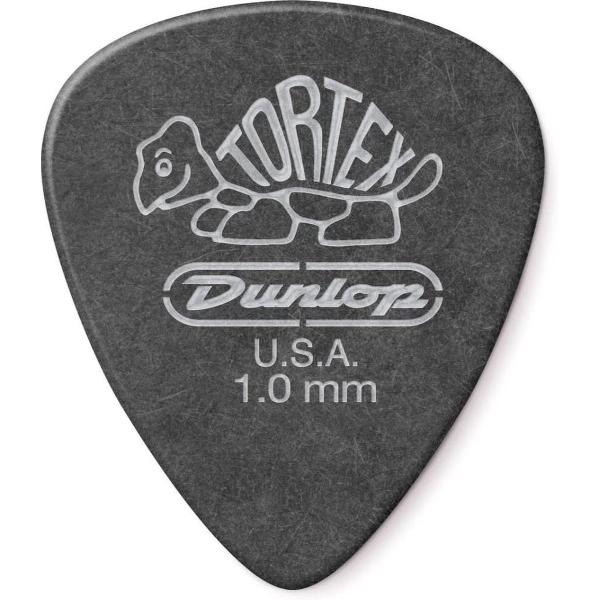 Dunlop Pitch Black Standard Pick 1.00 mm 6-pack plectrum