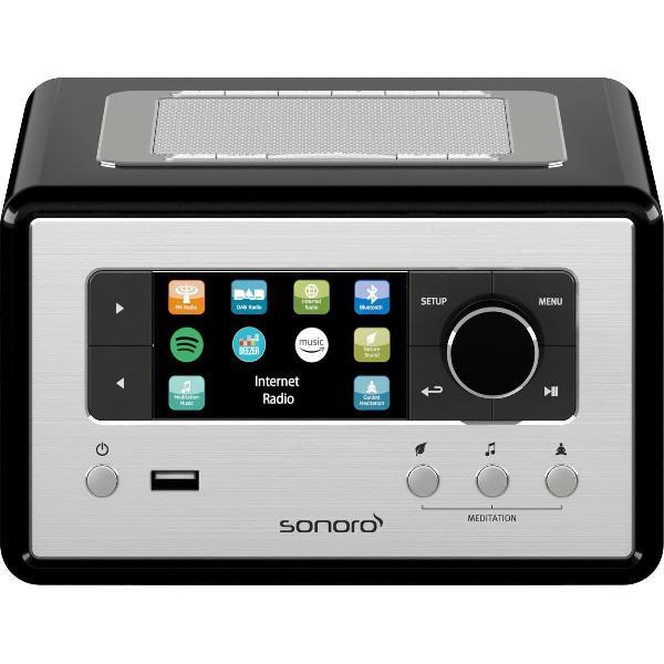Sonoro RELAX V2 - WiFi - Spotify - DAB + radio - Bluetooth - Zwart