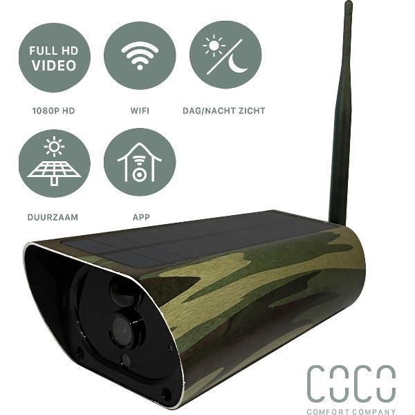 Comfort Company Wildcamera met Nachtzicht - Zonnepaneel - Full HD - Buiten camera met live wifi functie