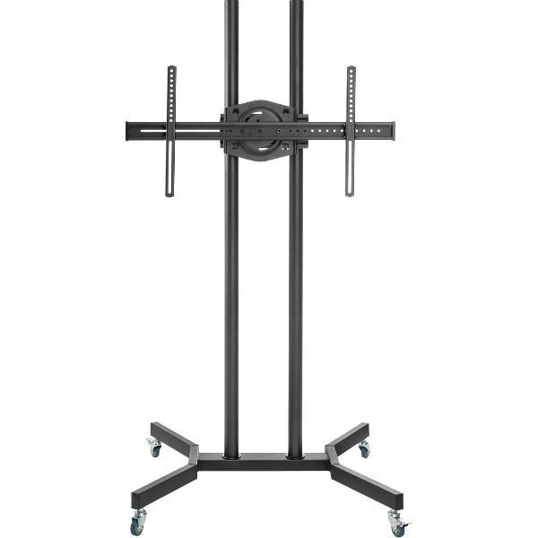 Tv standaard beeldscherm portrait landscape - tv beurs statief verrijdbaar - 170 cm hoog