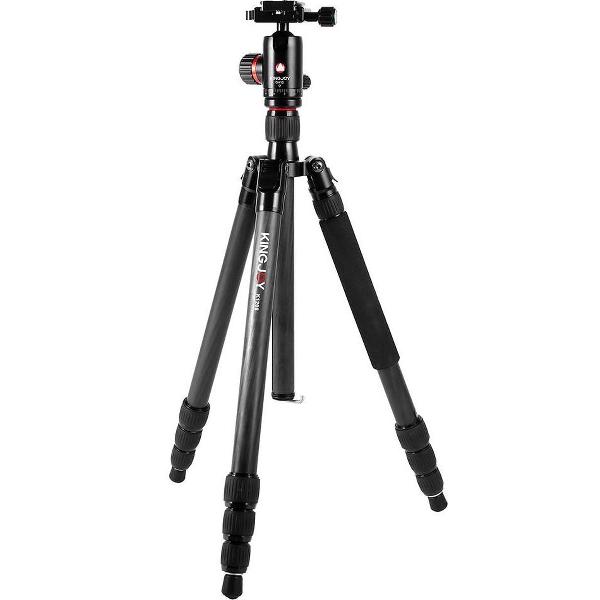 Kingjoy K1208 carbon statief + QH10 balhoofd