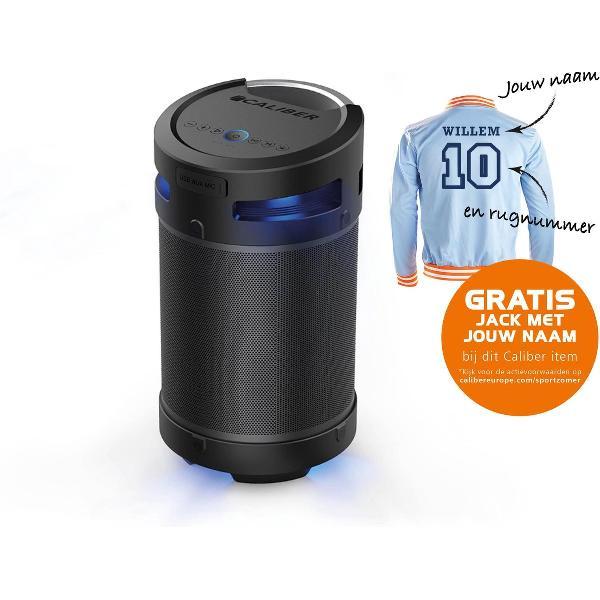 Caliber HPG543BTL - Omni directionele 360 graden Bluetooth speaker met verlichting - Zwart