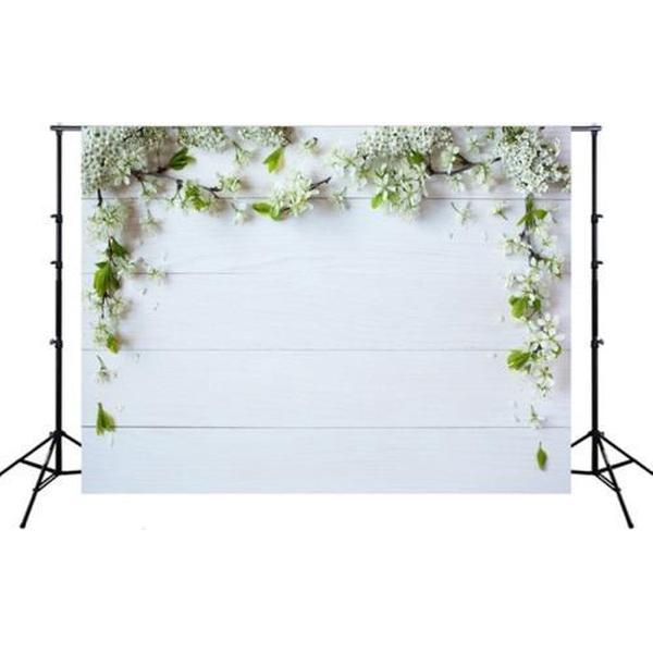 1,25 mx 0,8 m Houtnerf bloemtak prop 3D simulatie fotografie achtergrond doek (MB28)