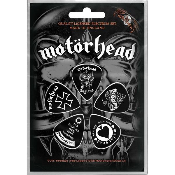 Motorhead Plectrum England Set van 5 Multicolours