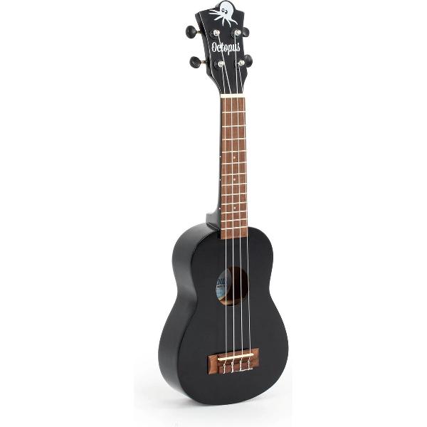Octopus Learn To Play Sopraan Ukelele UK200D-BK - Zwart