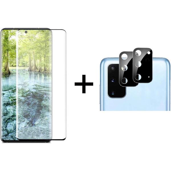 Beschermglas Samsung S20 screenprotector Full 1 stuk - Samsung Galaxy S20 screen protector camera lens - 1 stuk - Samsung Galaxy S20 screenprotector glas