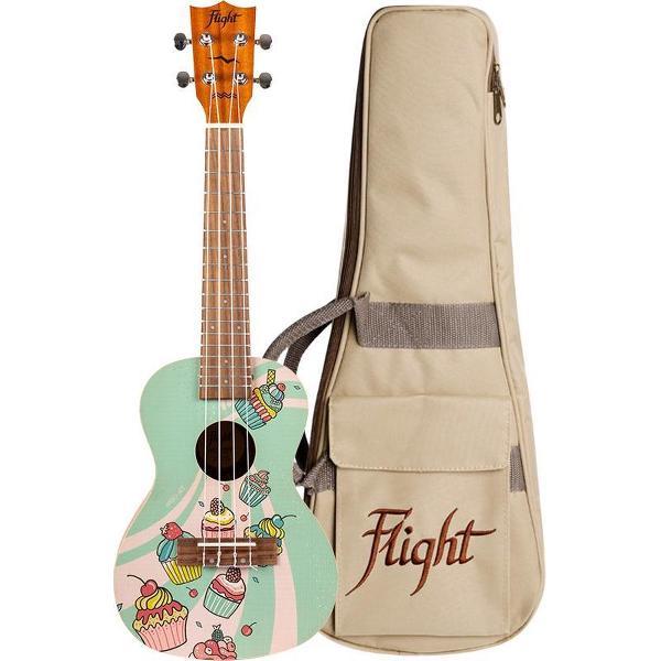 Flight Concert Ukelele - Art Series - Cupcake