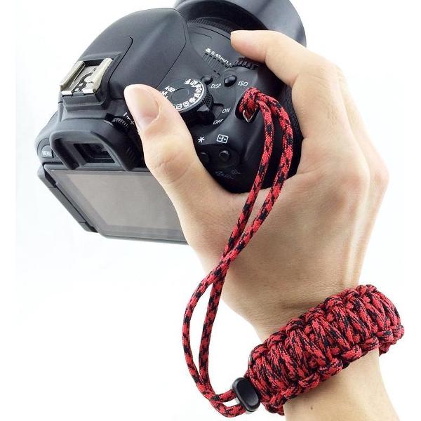 DIY Weave Style Anti-verloren Kleurrijke Polsband voor DSLR / SLR Camera's