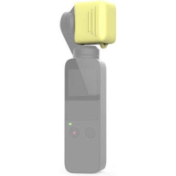 Siliconen beschermende lensafdekking voor DJI OSMO Pocket (lichtgeel)