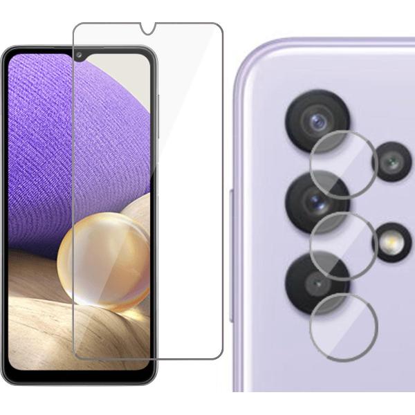 Samsung A32 Screenprotector - Samsung Galaxy A32 Screen Protector Glas en Samsung A32 Screenprotector Camera